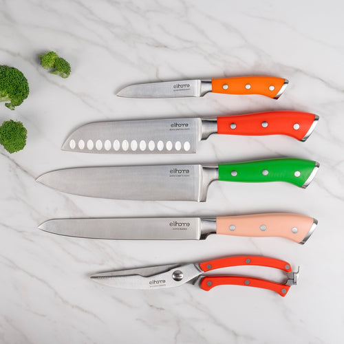5 Piece Professional Kitchen Knife Set DC-Powered by People