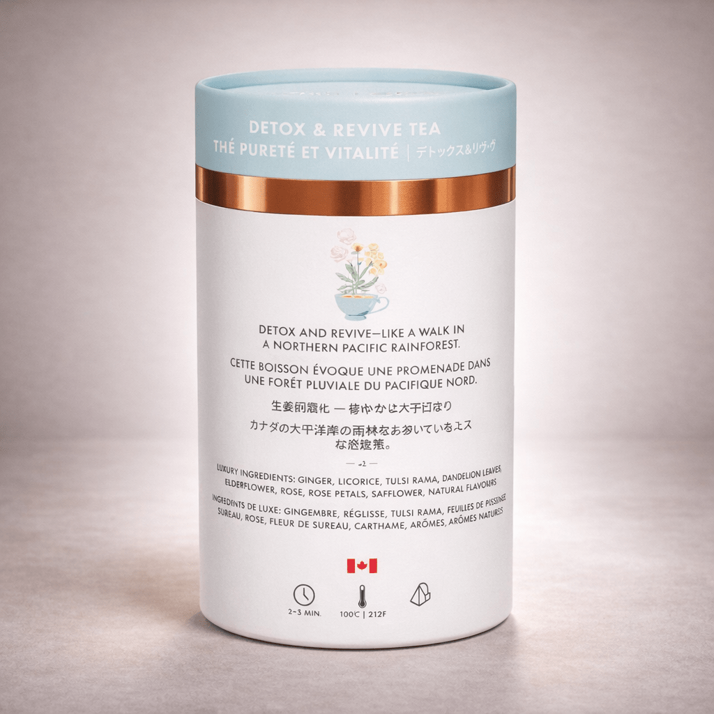 Detox and Revive Luxury Herbal tea - 24ct DC-Tega Tea